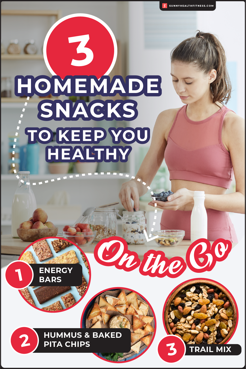 Homemade Healthy Snacks Infographic