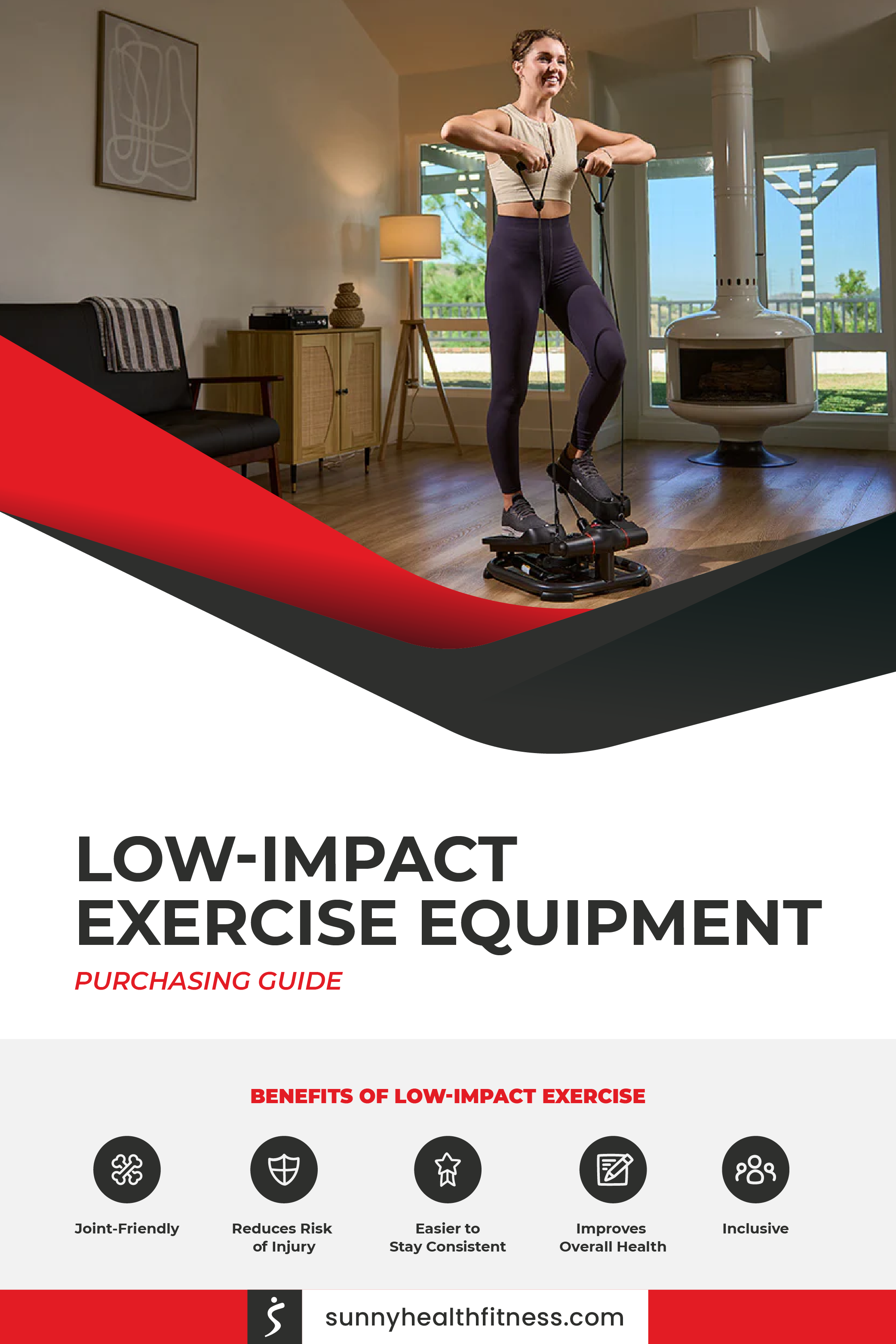 Low-Impact Exercise Equipment Purchasing Guide Infographic