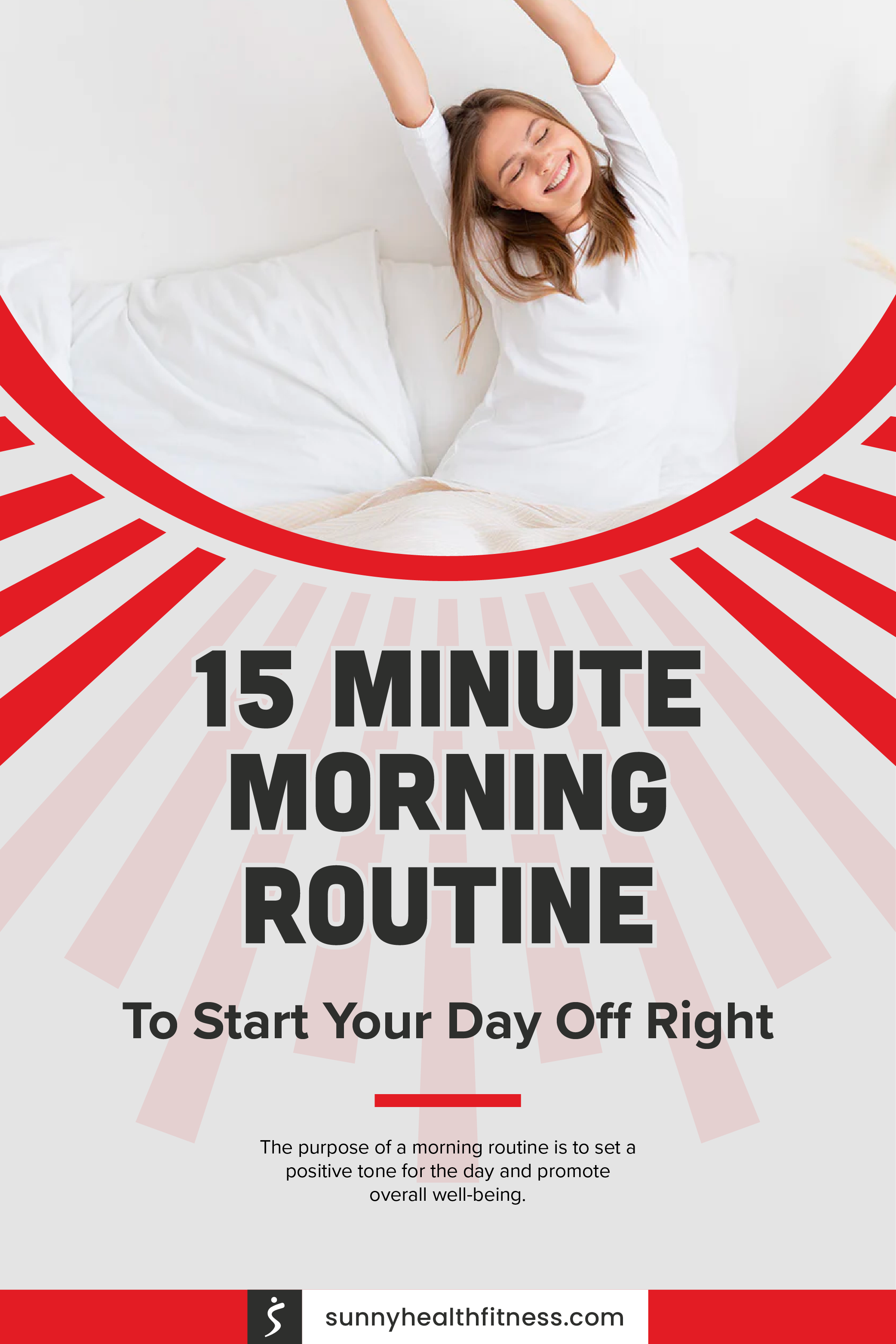 15 Minute Morning Routine to Start Your Day Off Right Infographic