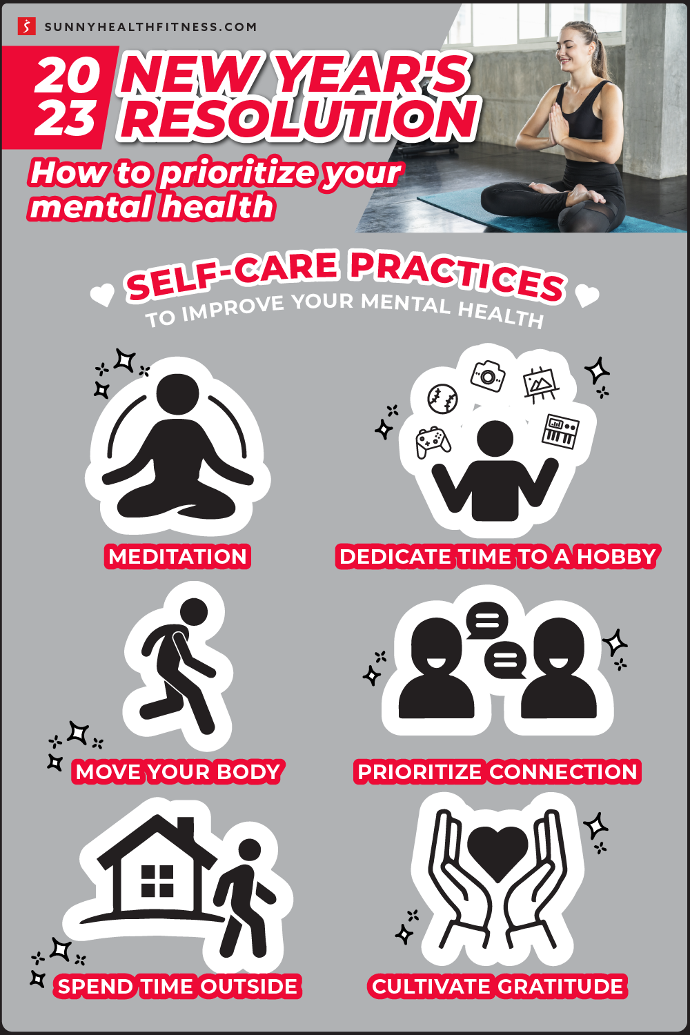 Prioritize Your Mental Health Infographic