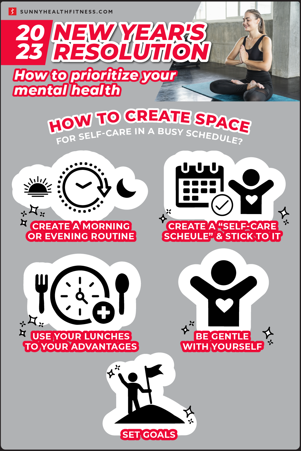 Prioritize Your Mental Health Infographic