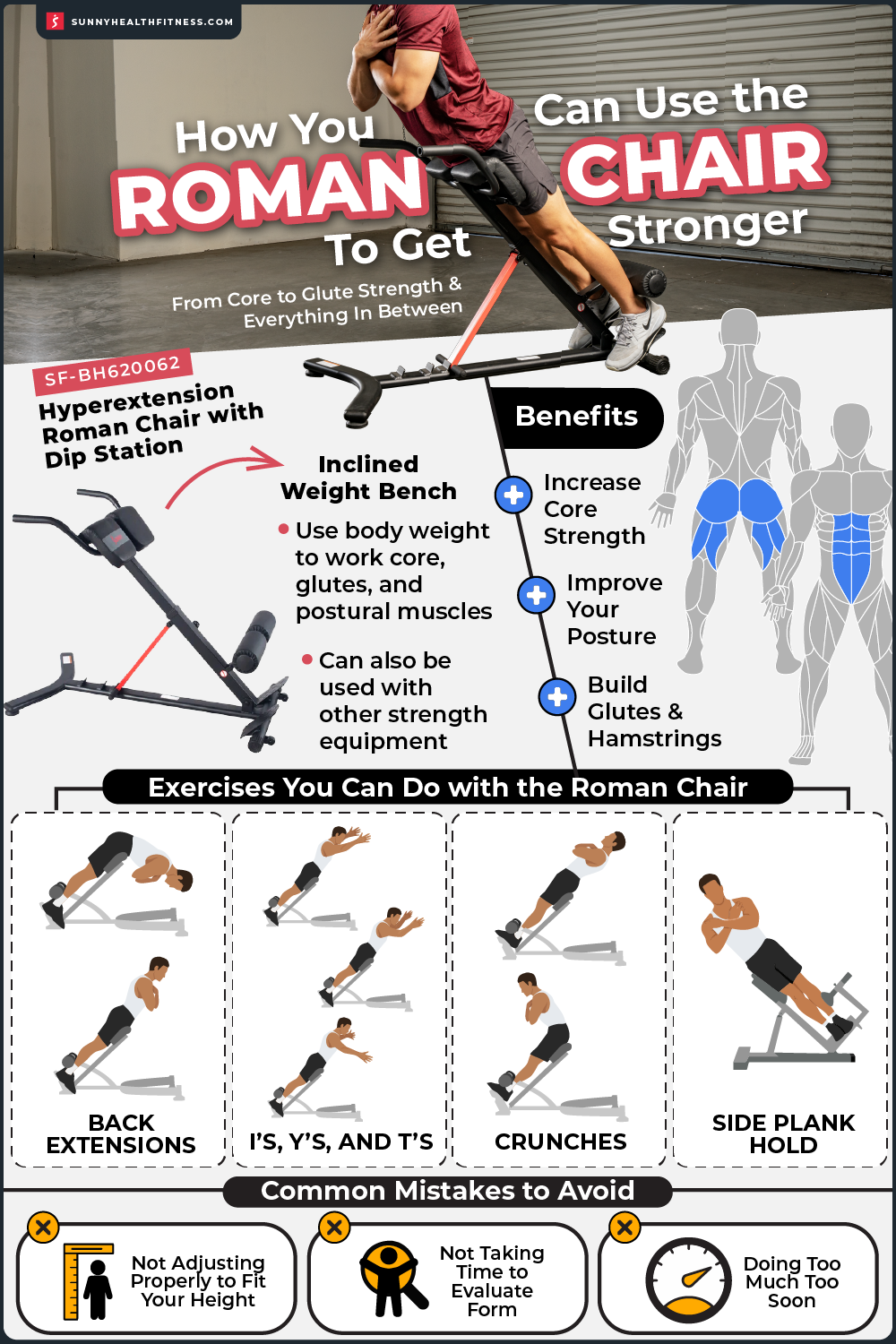 How You Can Use the Roman Chair to Get Stronger - From Core to