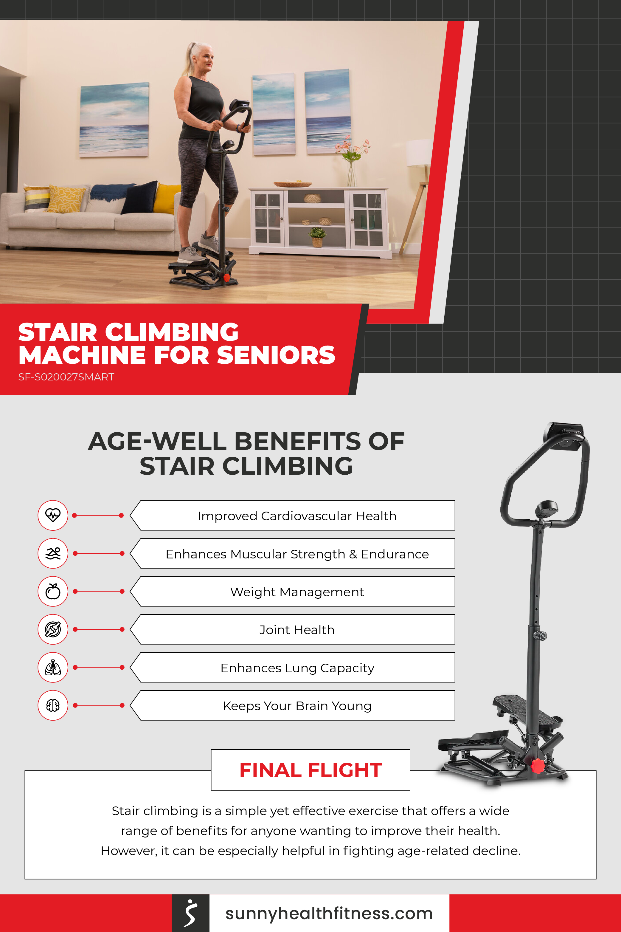 Stair Climbing Machine for Seniors Infographic