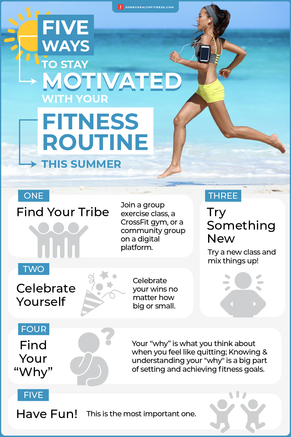 5 Ways to Stay Motivated With Your Fitness Routine This Summer