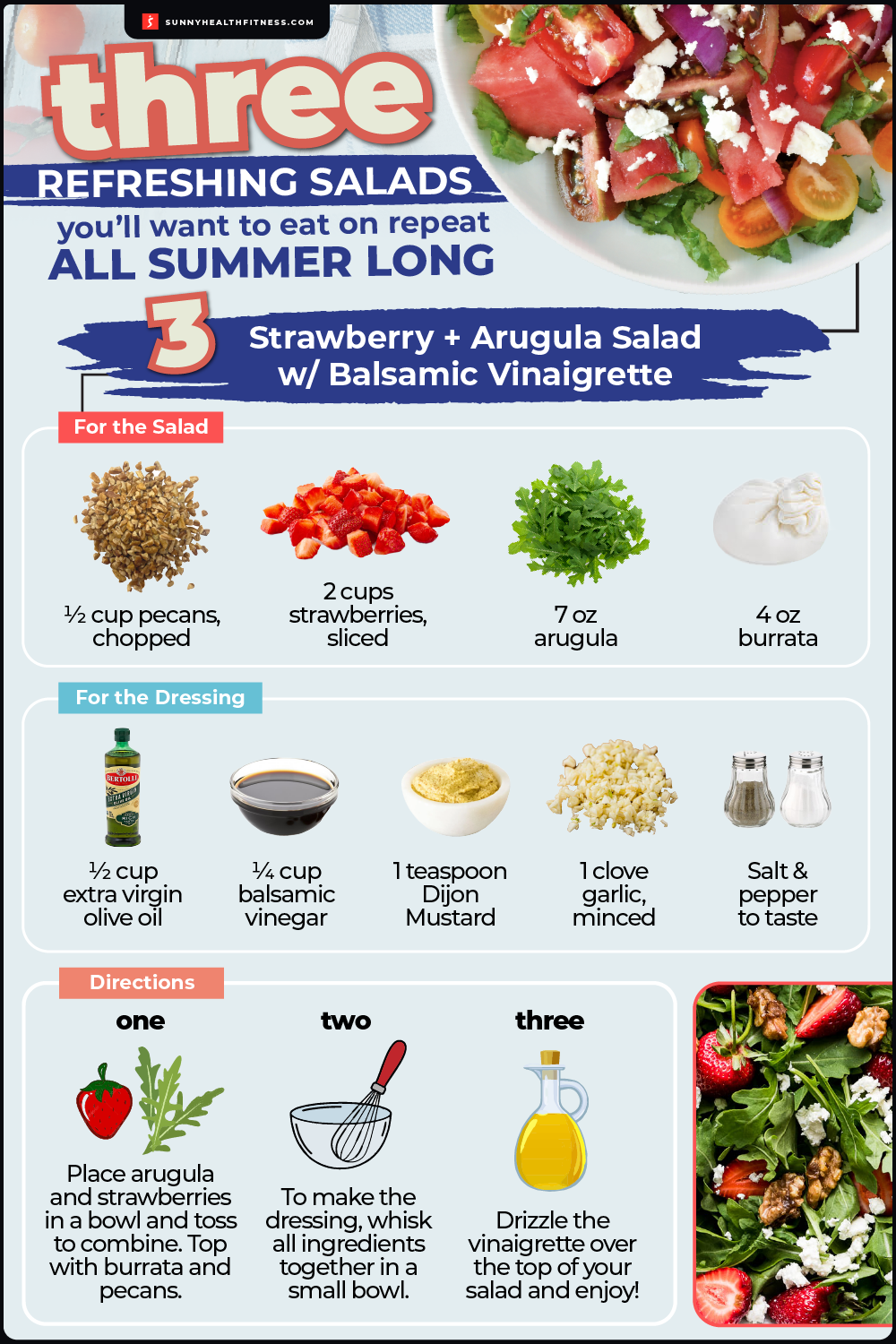 Refreshing Salads You'll Want to Eat Infographic