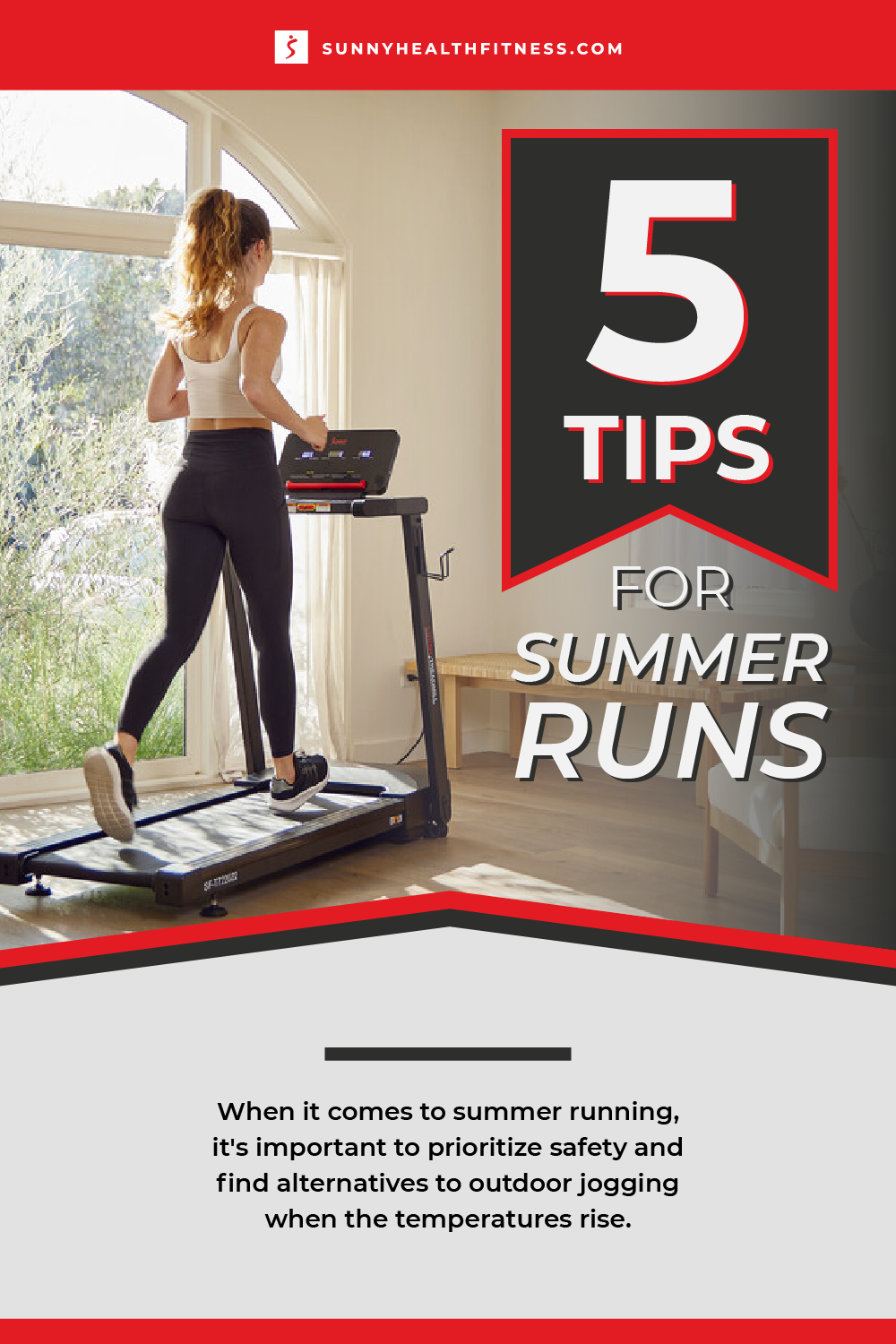 Summer Running Tips Infographic