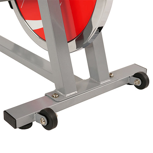 TRANSPORTATION WHEELS | Making the transformation of your home into your own personal fitness studio is effortless with these convenient transport wheels! Simply tilt and roll out for use or away for storage.