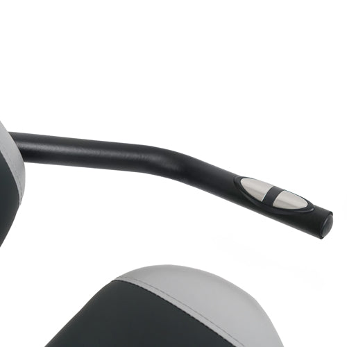 PULSE SENSORS | Grab the pulse-sensing handlebars to monitor your heart rate as you work out.