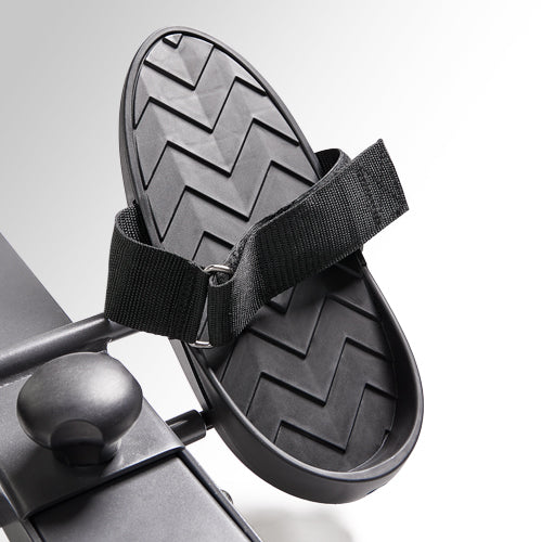 NON-SLIP FOOT PEDALS | Textured non-slip foot pedals will ensure safe footing during the most demanding and vigorous workouts. Foot straps keep your feet strapped in place.