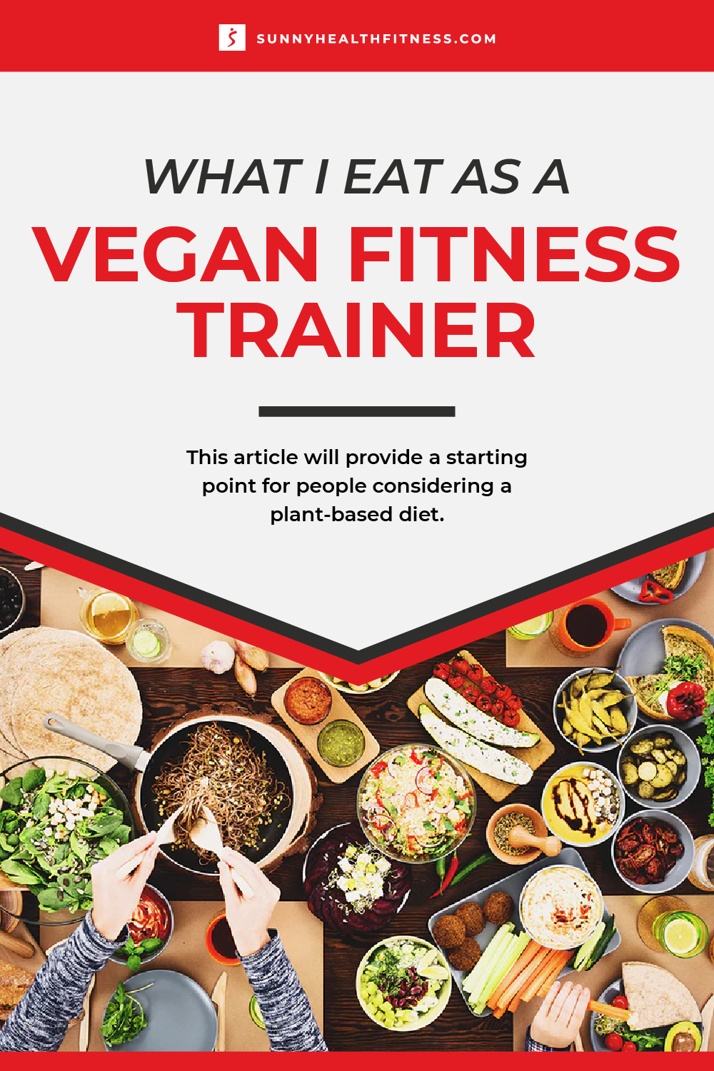 What I Eat as a Vegan Trainer Infographic