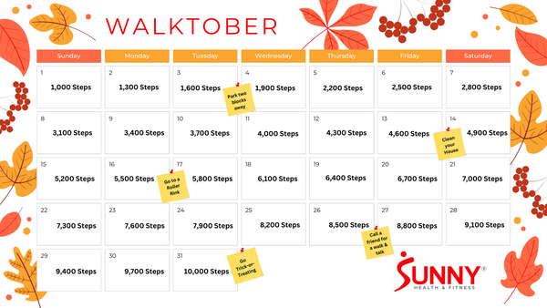 Walktober Calendar