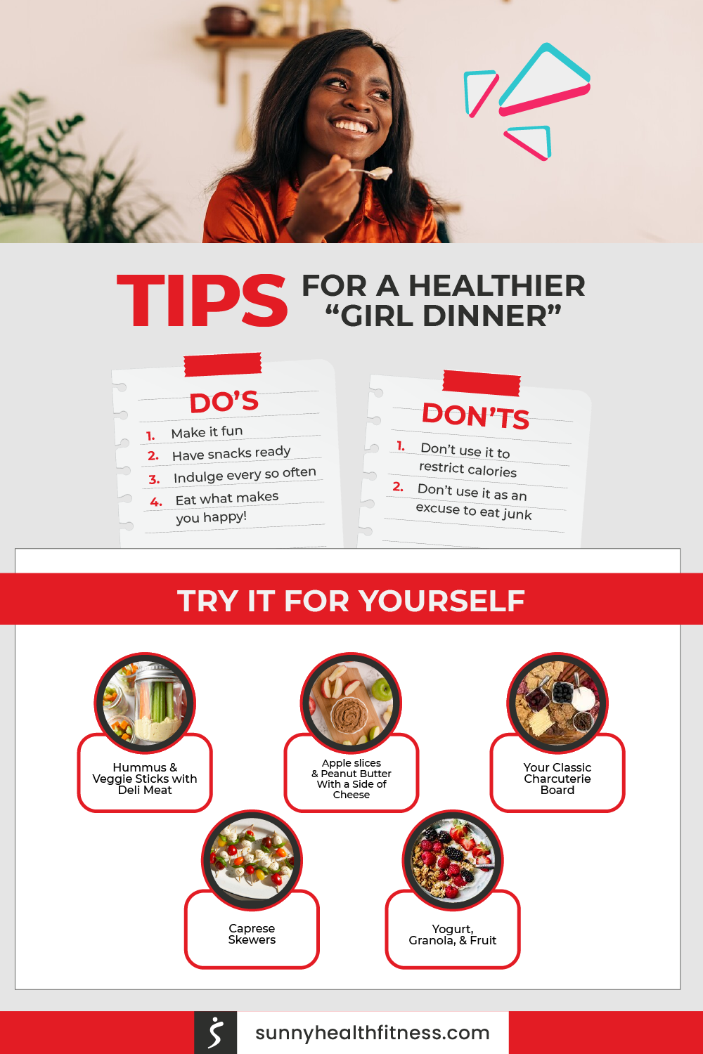 Girl Dinner Infographic