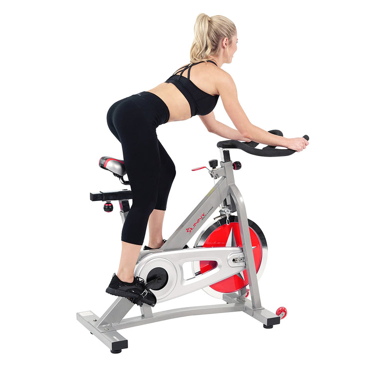 sunny health and fitness indoor cycling bike