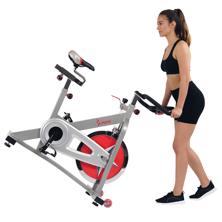 sunny health and fitness indoor cycling bike