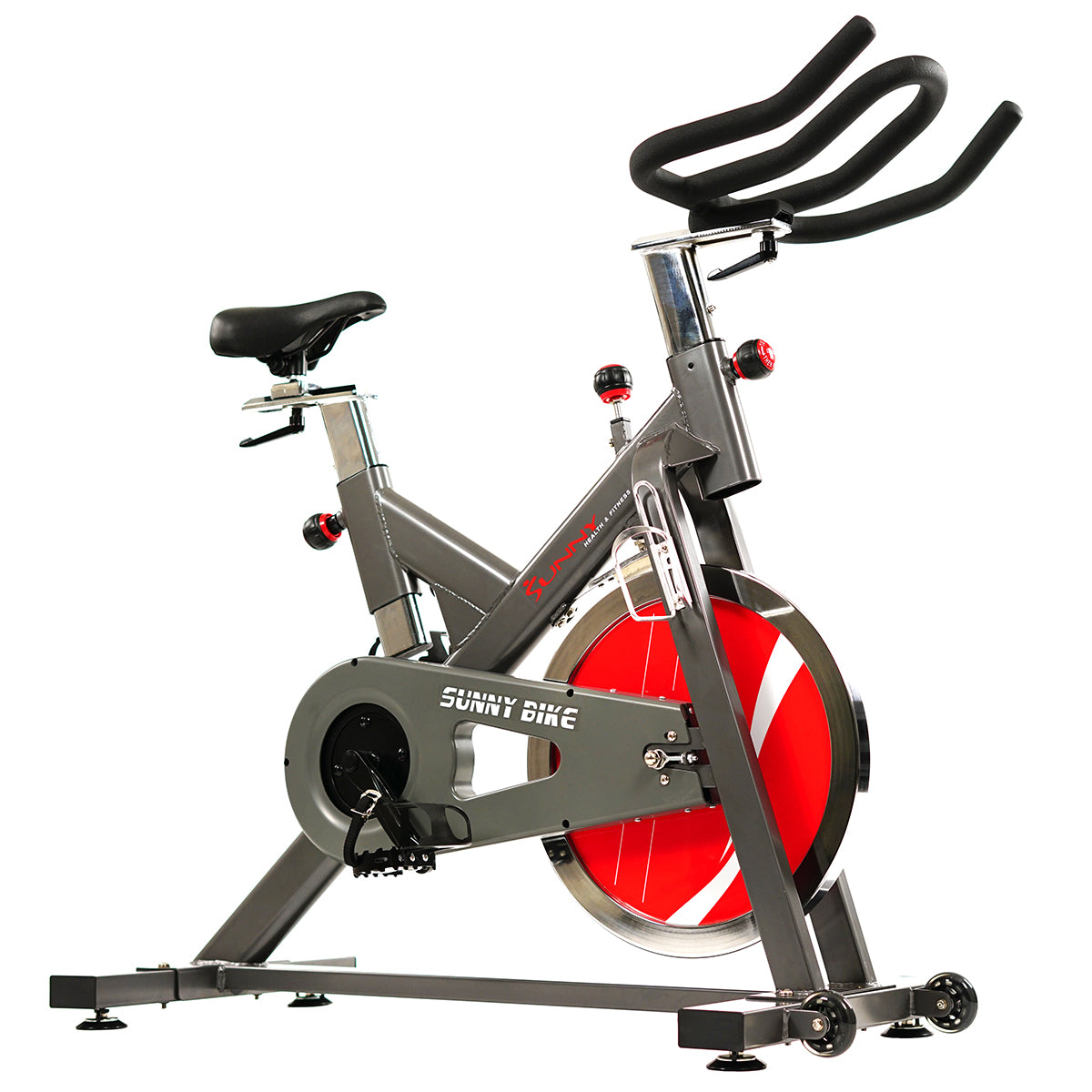 sunny health and fitness belt drive indoor cycling bike