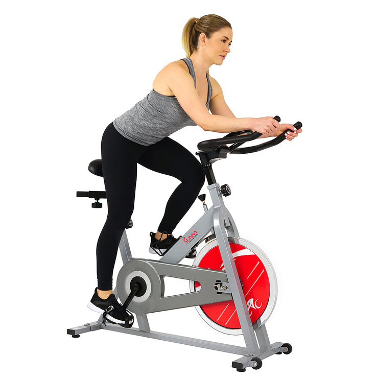 sunny health & fitness chain drive indoor cycling exercise bike stores