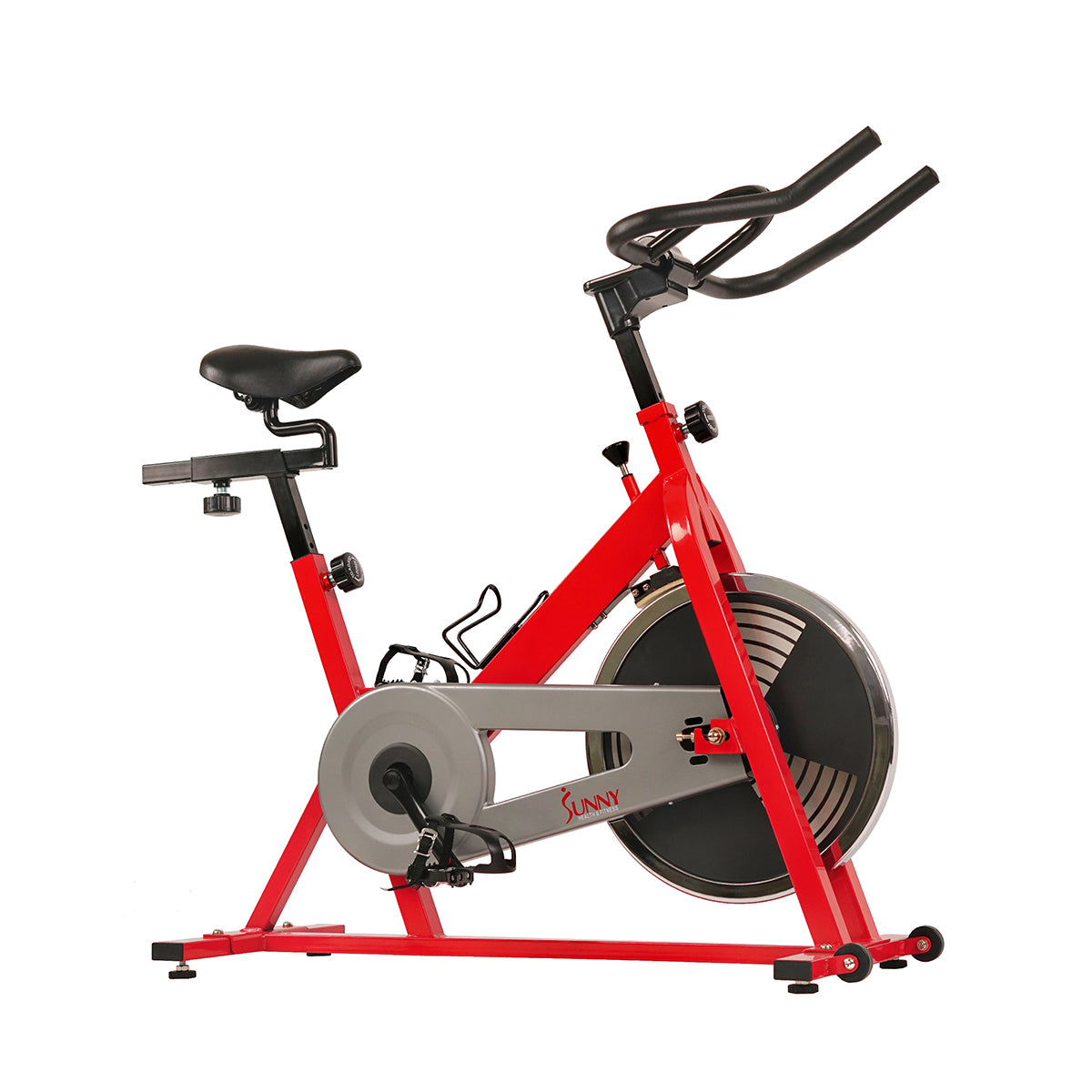 sunny health & fitness indoor cycling exercise bike