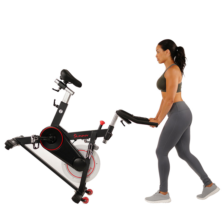 magnetic belt drive indoor cycling bike