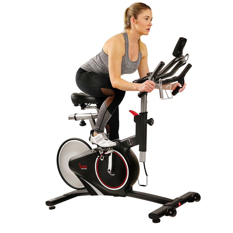 sunny health & fitness belt drive indoor cycling bike