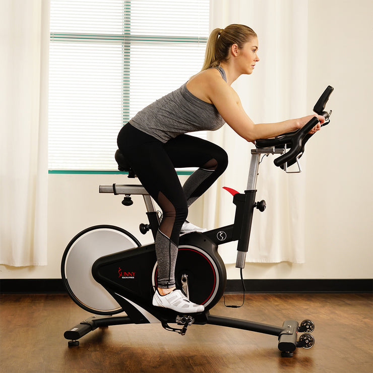 sunny health & fitness belt drive indoor cycling bike