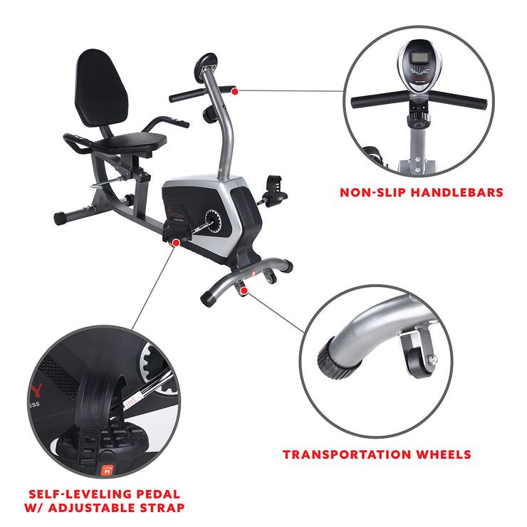 Recumbent Bike 300lb Capacity Free Shipping Fast Delivery