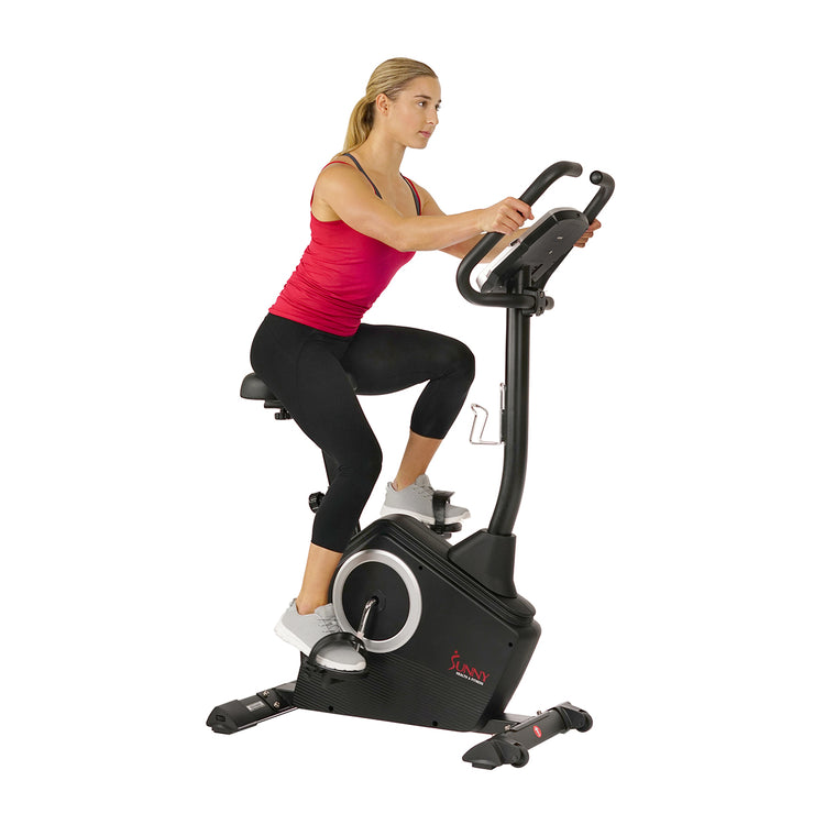 exercise bike with programmed workouts