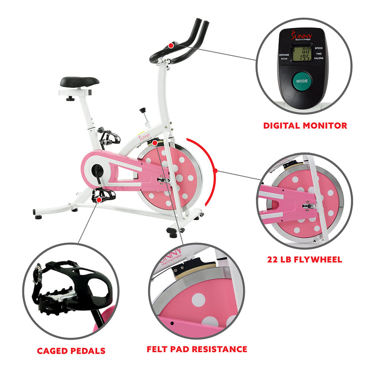 sunny health and fitness indoor bike