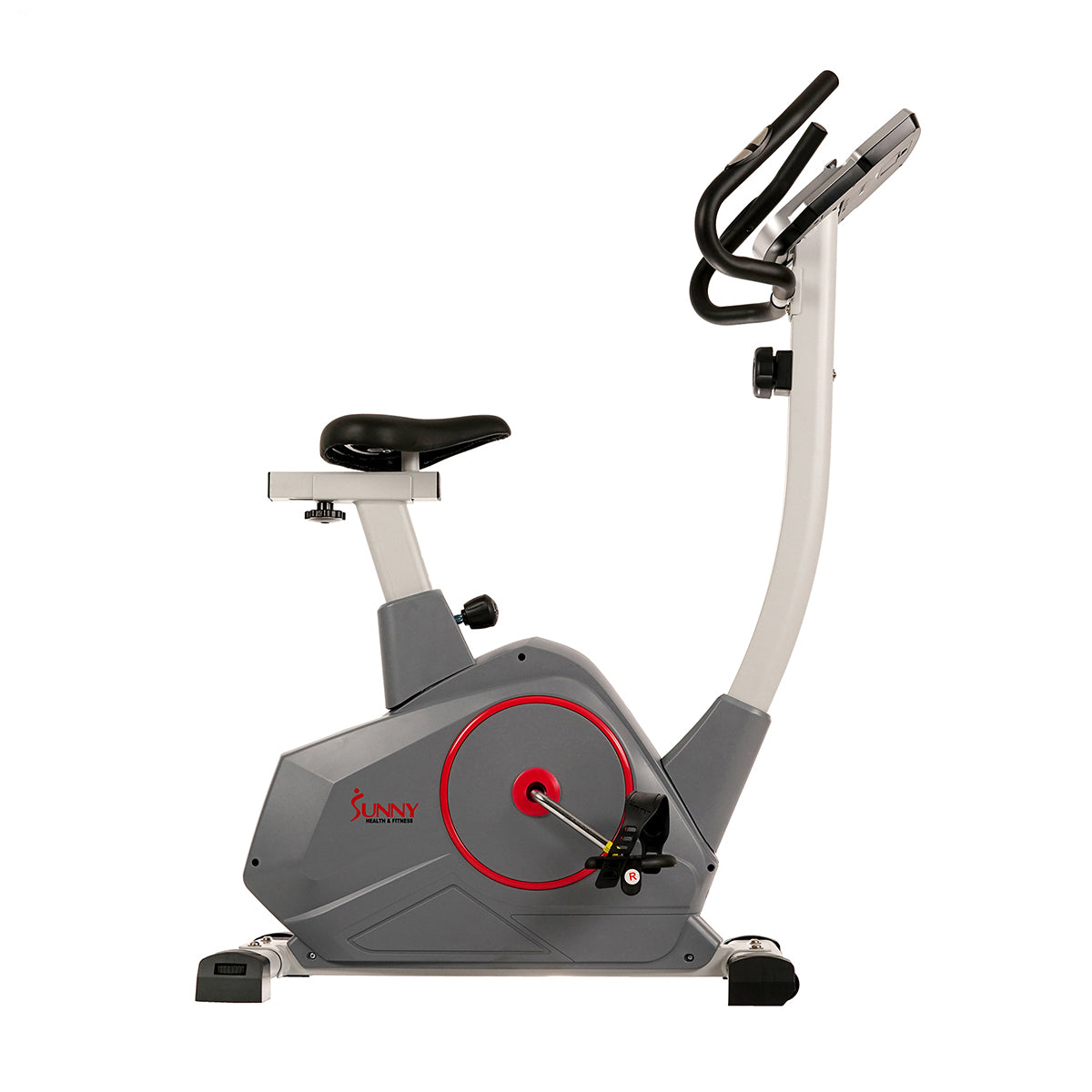 アイボリー×レッド E-Shine Indoor Stationary Bike with Pad Holder, Cycling Bike for  Home Exerc