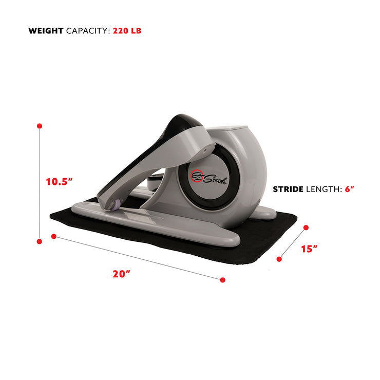 Under Desk Elliptical Peddler Exerciser Sunny Health Fitness