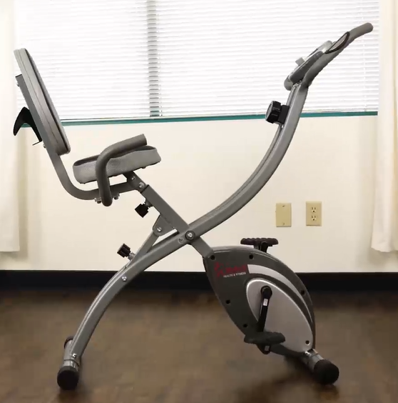 sunny folding exercise bike