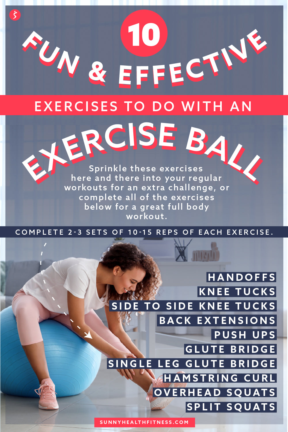 exercise ball leg exercise chart