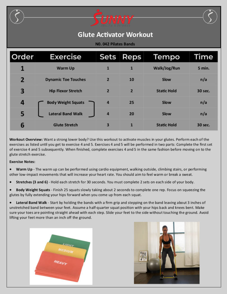 Glute Activator Workout Card