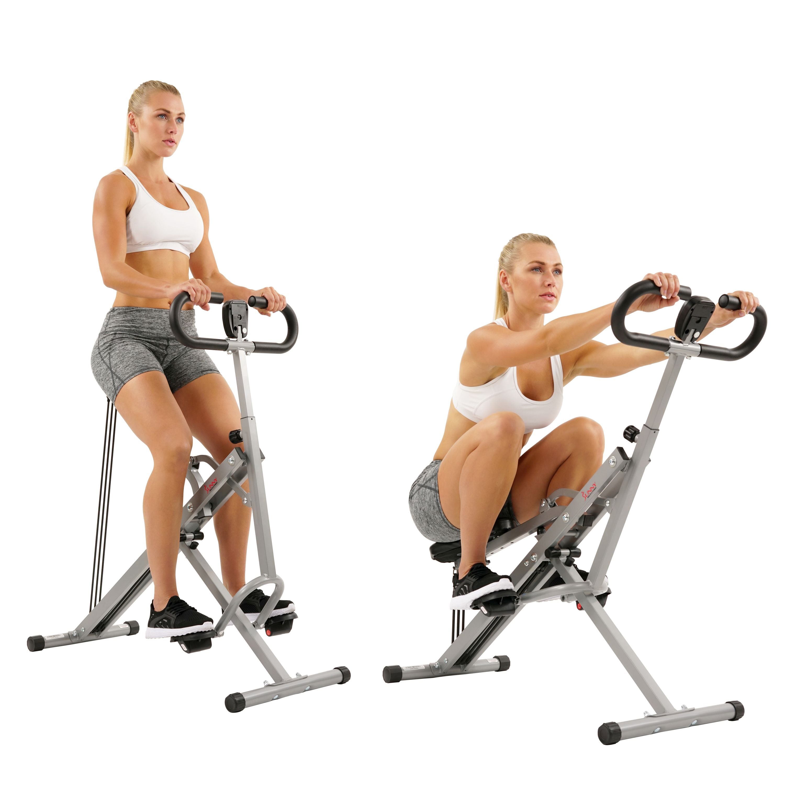 women exercising on Row and Ride exercise machine