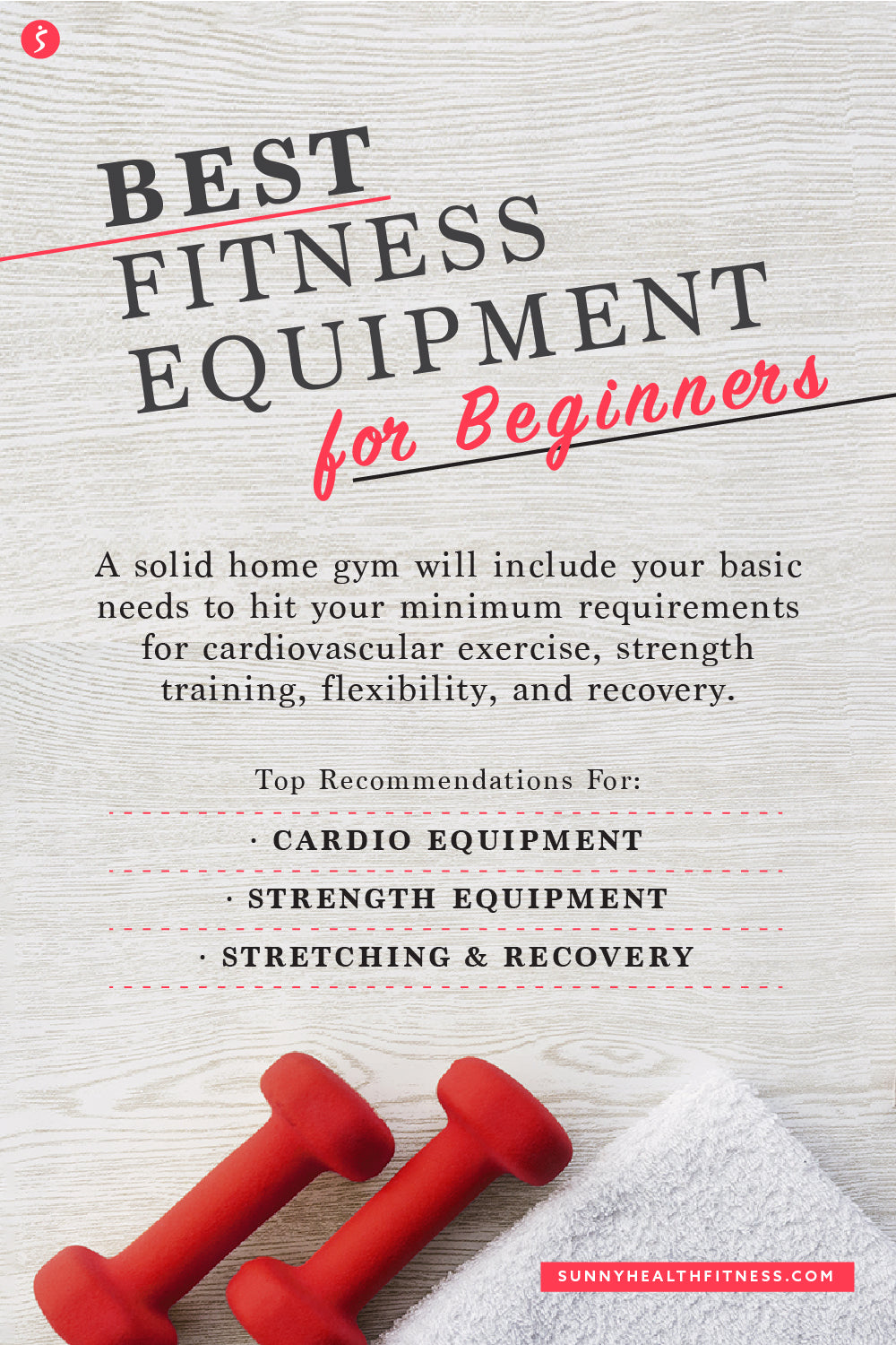 Best Fitness Equipment for Beginners Infographic