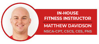 Matt Davidson, fitness instructor