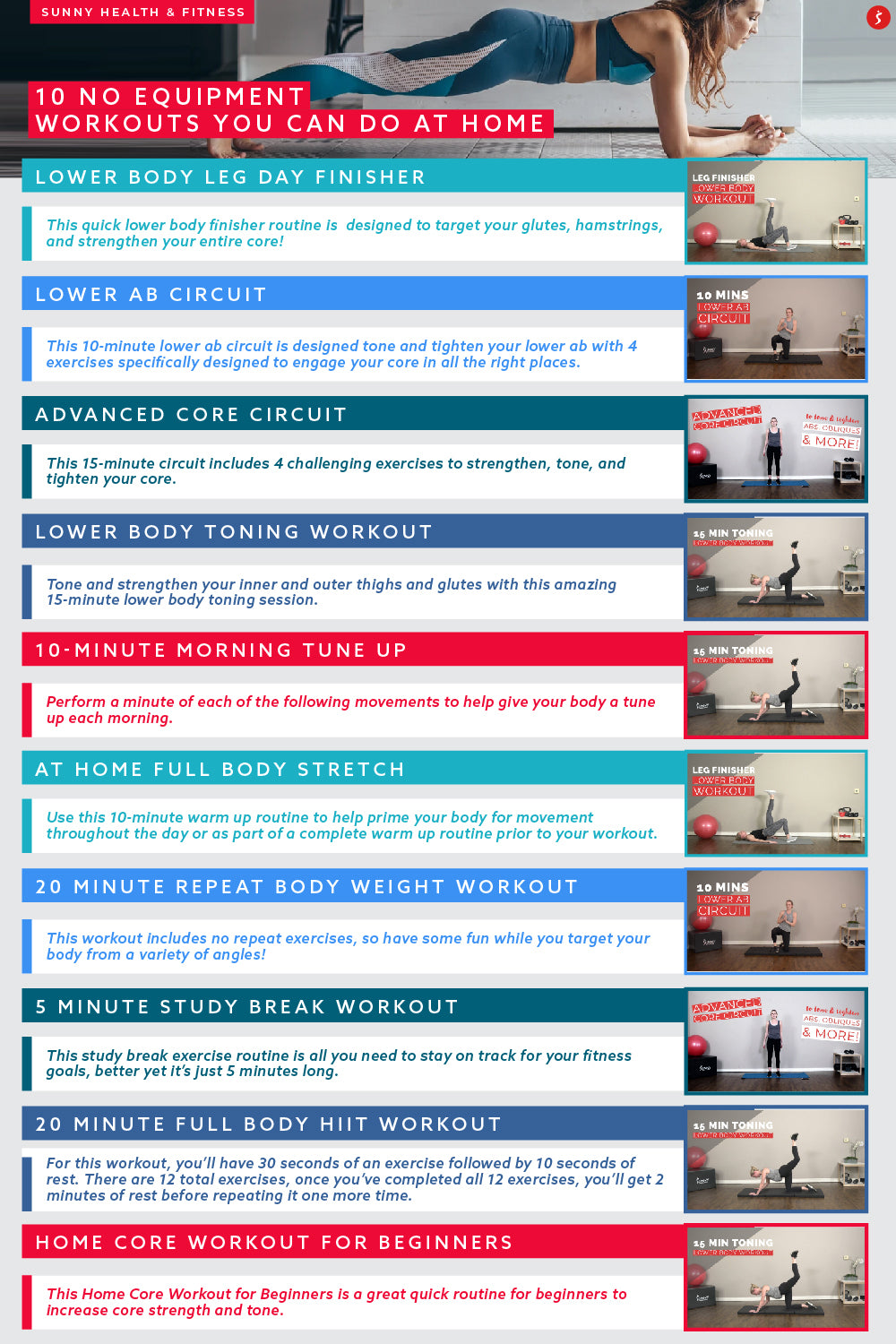 At-Home Workout for Beginners: 20-Minute Exercise Routine