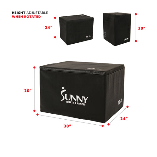 sunny-health-fitness-accessories-wood-plyo-box-440lb-weight-capacity-3-in-1-height-adjustment-30-24-20-No.085-3-in-1-Plyo-Box