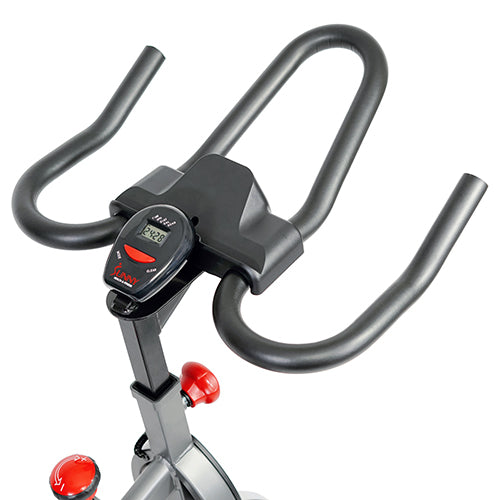 sunny-health-fitness-bikes-belt-drive-indoor-cycling-bike-lcd-monitor-SF-B1423-handlebar