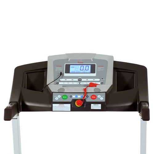 sunny-health-fitness-treadmills-smart-treadmill-auto-incline-sound-system-bluetooth-phone-function-SF-T7515-monitor
