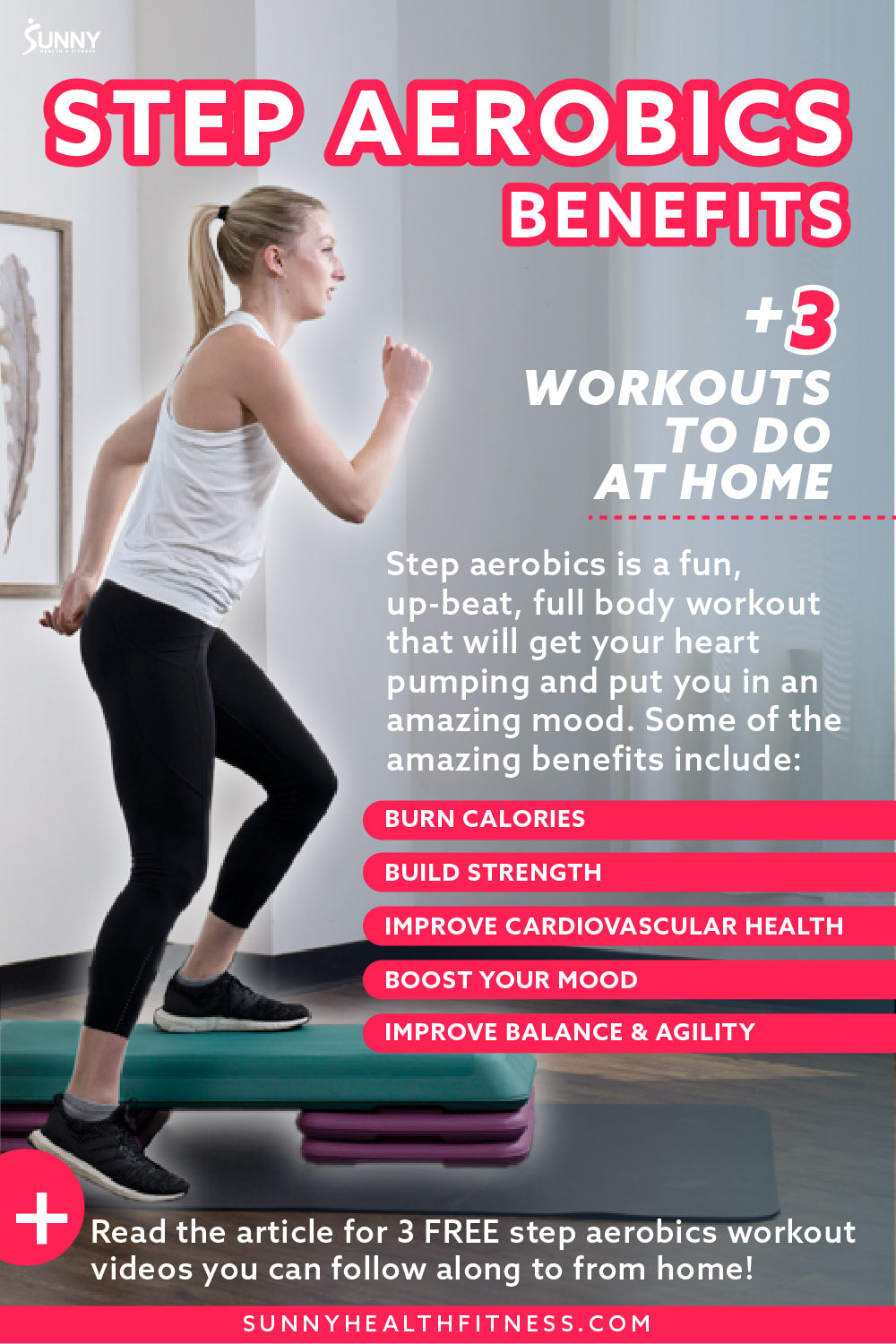 Step Aerobics Benefits & 3 Workouts to Do at Home