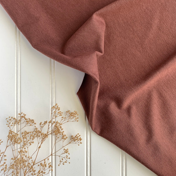 Cotton Modal Jersey Knit - Dusty Mauve – Maker's Fabric