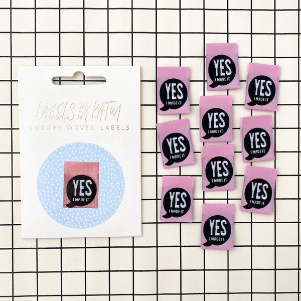 Kylie and the Machine - MY BEST WORK YET Woven Sewing Labels
