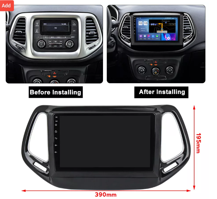 jeep compass radio upgrade | lasbuy