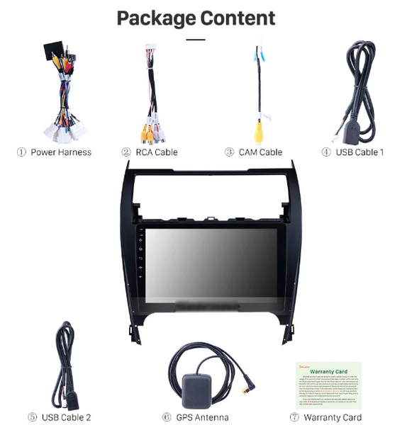 camry stereo package with headunit