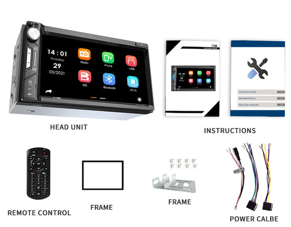 best selling carplay headunit manual | lasbuy