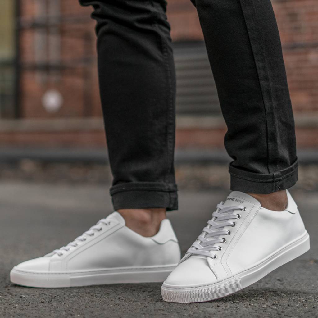 Men's Deluxe Upcycled Leather Sneaker - Nothing