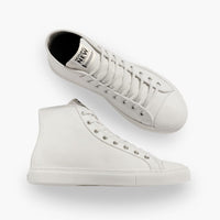 Men's Off-White Canvas High Top Designer Sneaker - Nothing New®