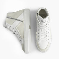 Women's Hollywood Leather High Top in Chalk White - Nothing New®