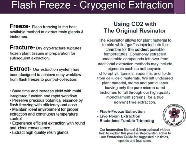 Original Resinator XL Flash Freeze Extraction | Your Grow Depot