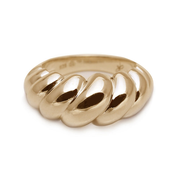 Croissant Ring (Yellow Gold)